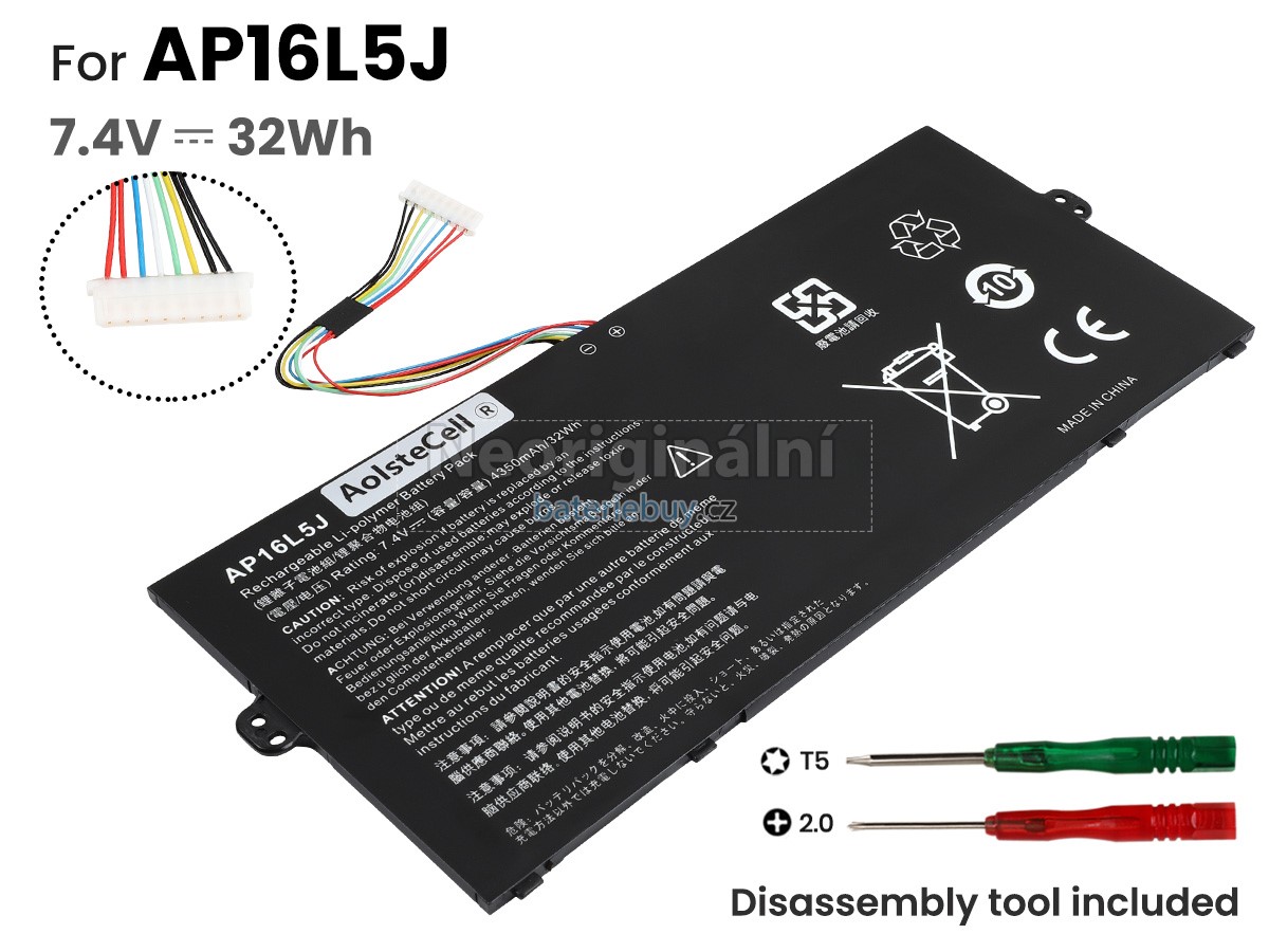 Nahrazení Acer SPIN 1 SP111-33-P50R baterie