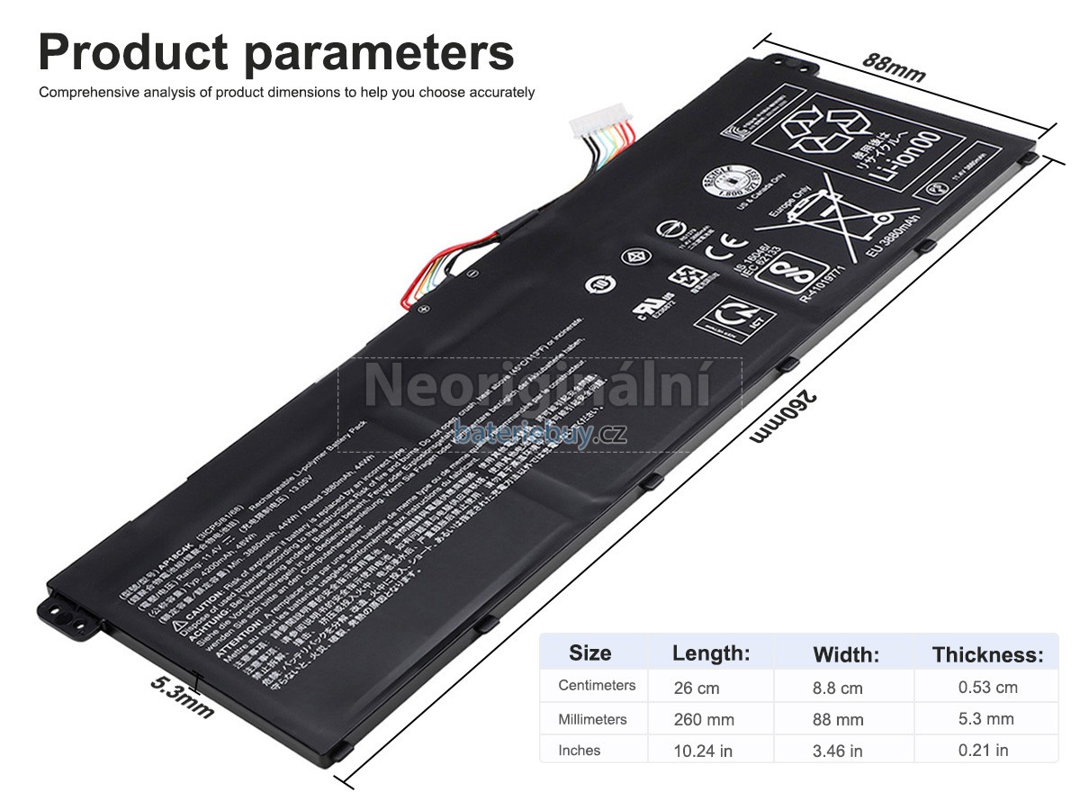Nahrazení Acer AP18C4K baterie