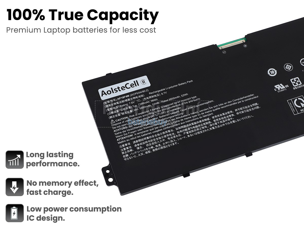 Nahrazení Acer SPIN 7 SP714-61NA-S53Y baterie
