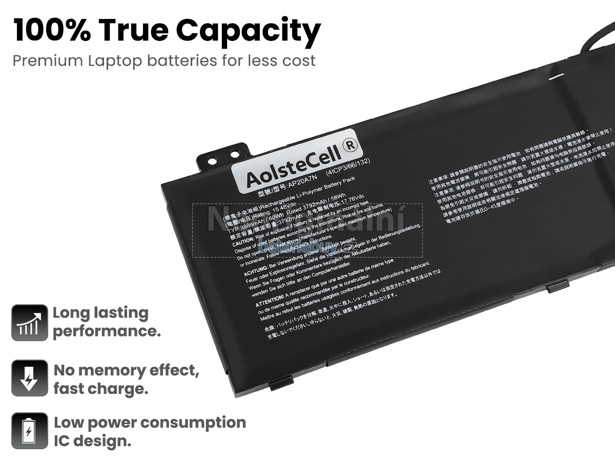 Nahrazení Acer Predator TRITON 300 SE PT314-51S-73N5 baterie