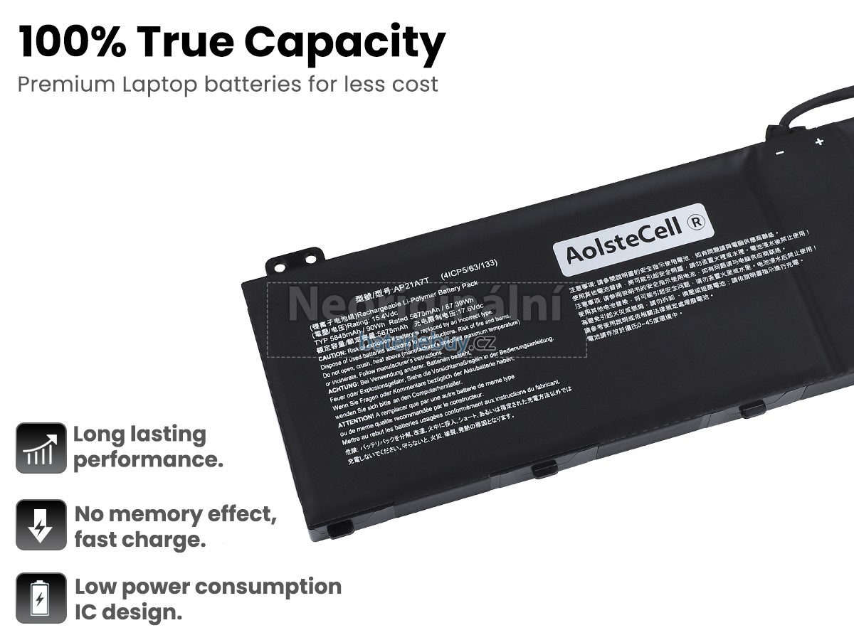 Nahrazení Acer Predator HELIOS 300 PH317-56-78LY baterie