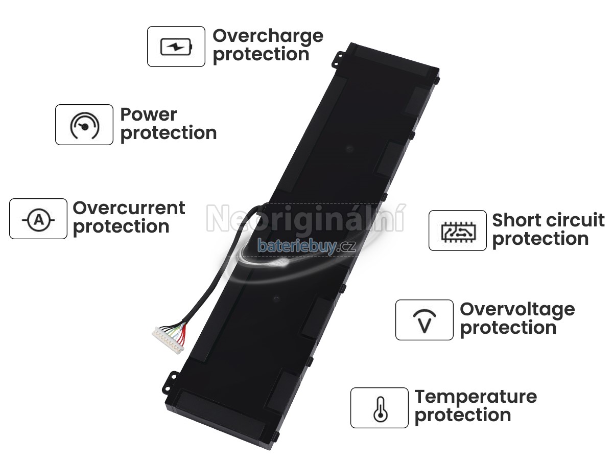 Nahrazení Acer NITRO 5 AN517-55-56DU baterie