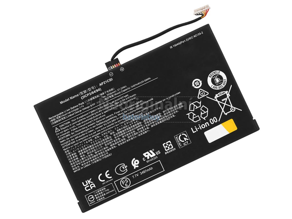 Nahrazení Acer AP21CBI baterie