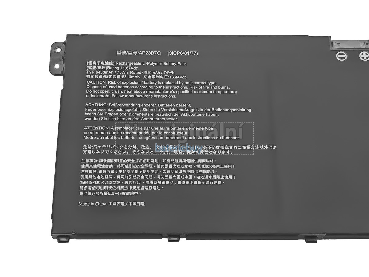 Nahrazení Acer SWIFT GO 14 AI SFG14-01 baterie