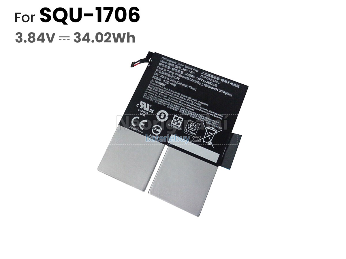 Nahrazení Acer Chromebook Tab 10 D651N TabLET baterie