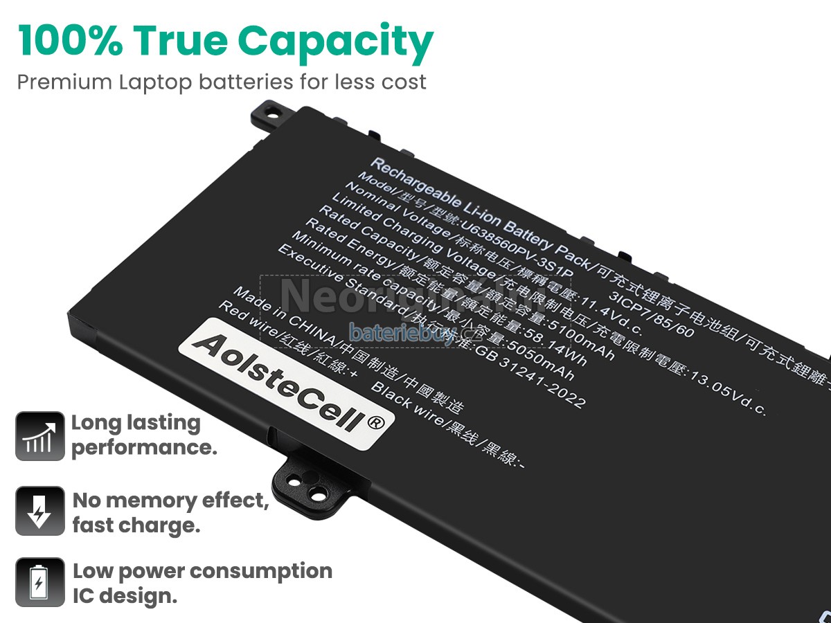 Nahrazení Acer U638560PV-3S1P baterie