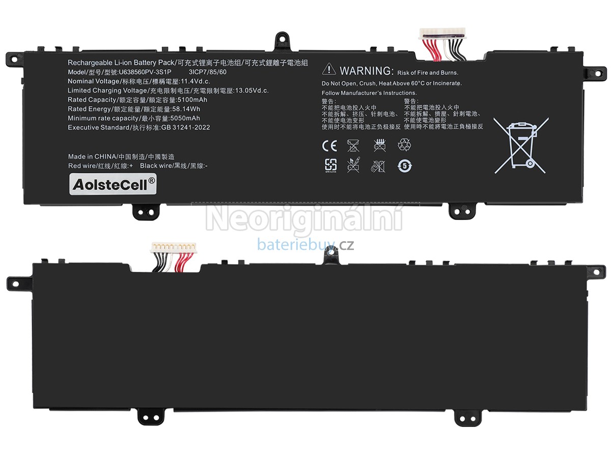 Nahrazení Acer U638560PV-3S1P baterie