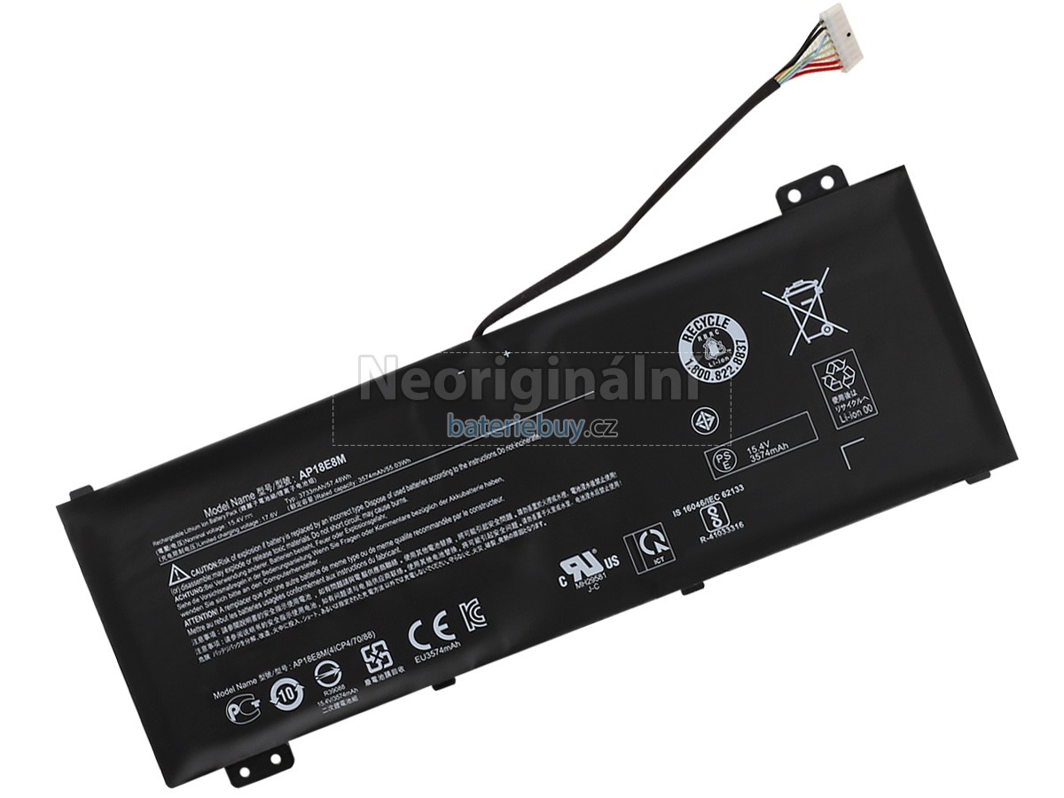Nahrazení Acer SWIFT X SFX16-51G-58GV baterie
