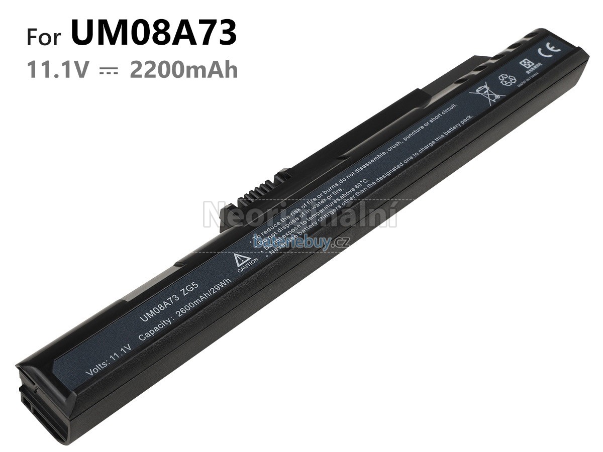 Nahrazení Acer UM08A72 baterie