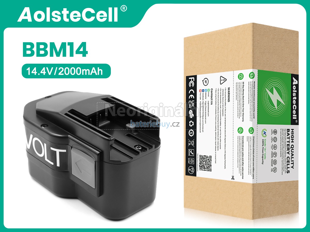 Nahrazení AEG 14.4V BBM14 baterie
