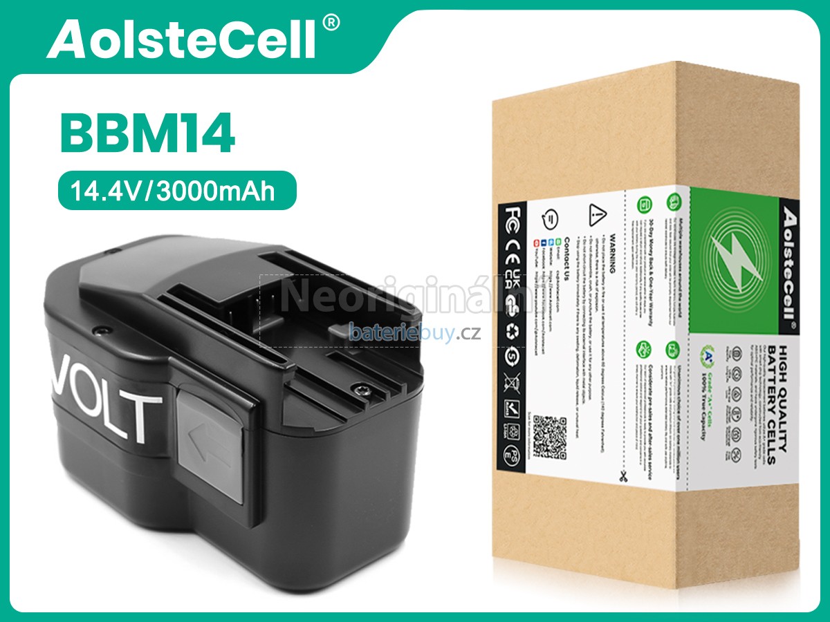 Nahrazení AEG 14.4V BBM14 baterie