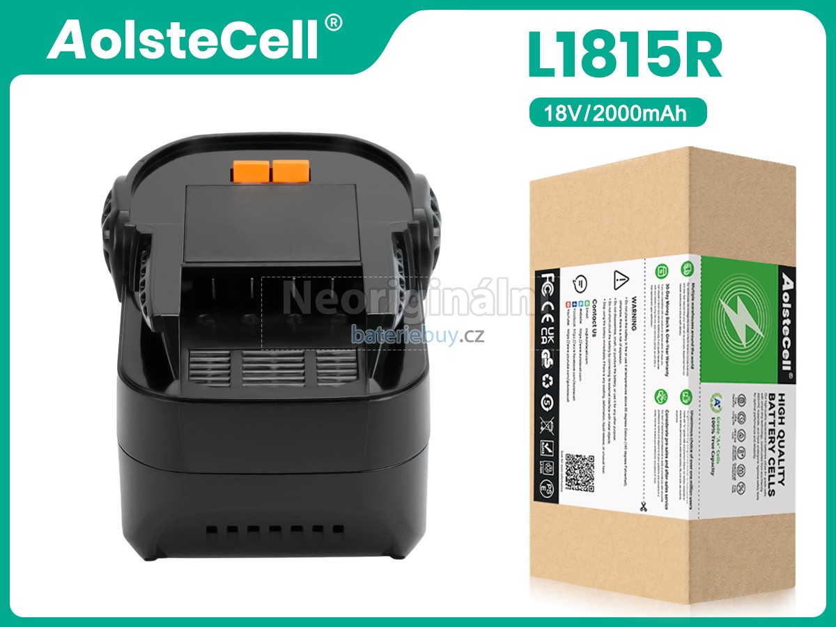 Nahrazení AEG 18V L1815R baterie