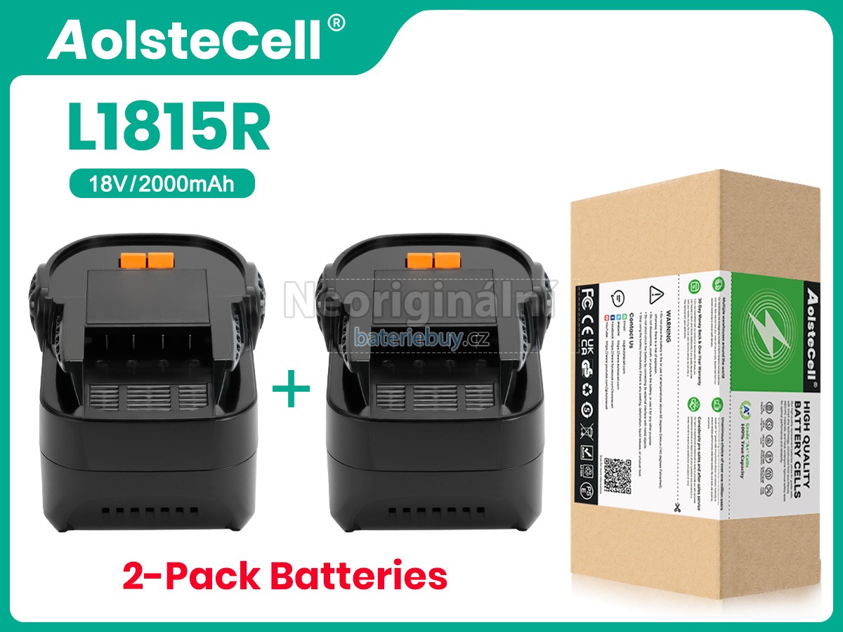 Nahrazení AEG 18V L1815R baterie
