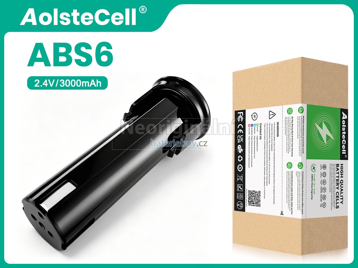 Nahrazení AEG ABS6 baterie