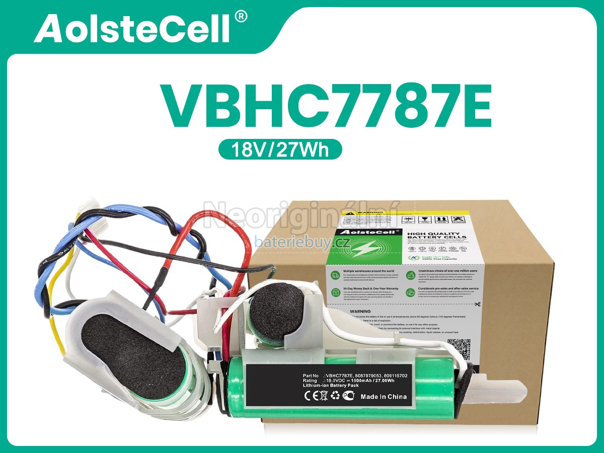 Nahrazení AEG VBHC7787E baterie