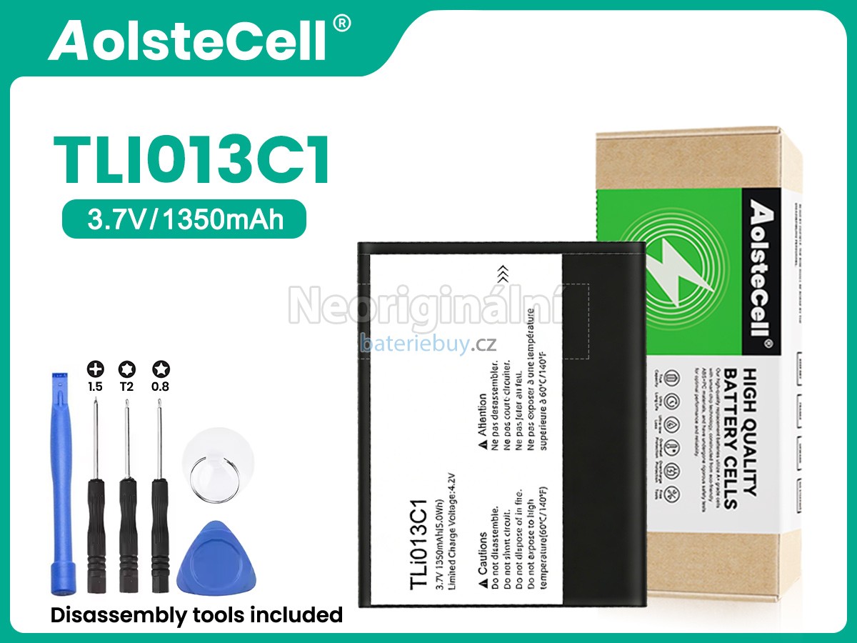 Nahrazení Alcatel TLI013C1 baterie
