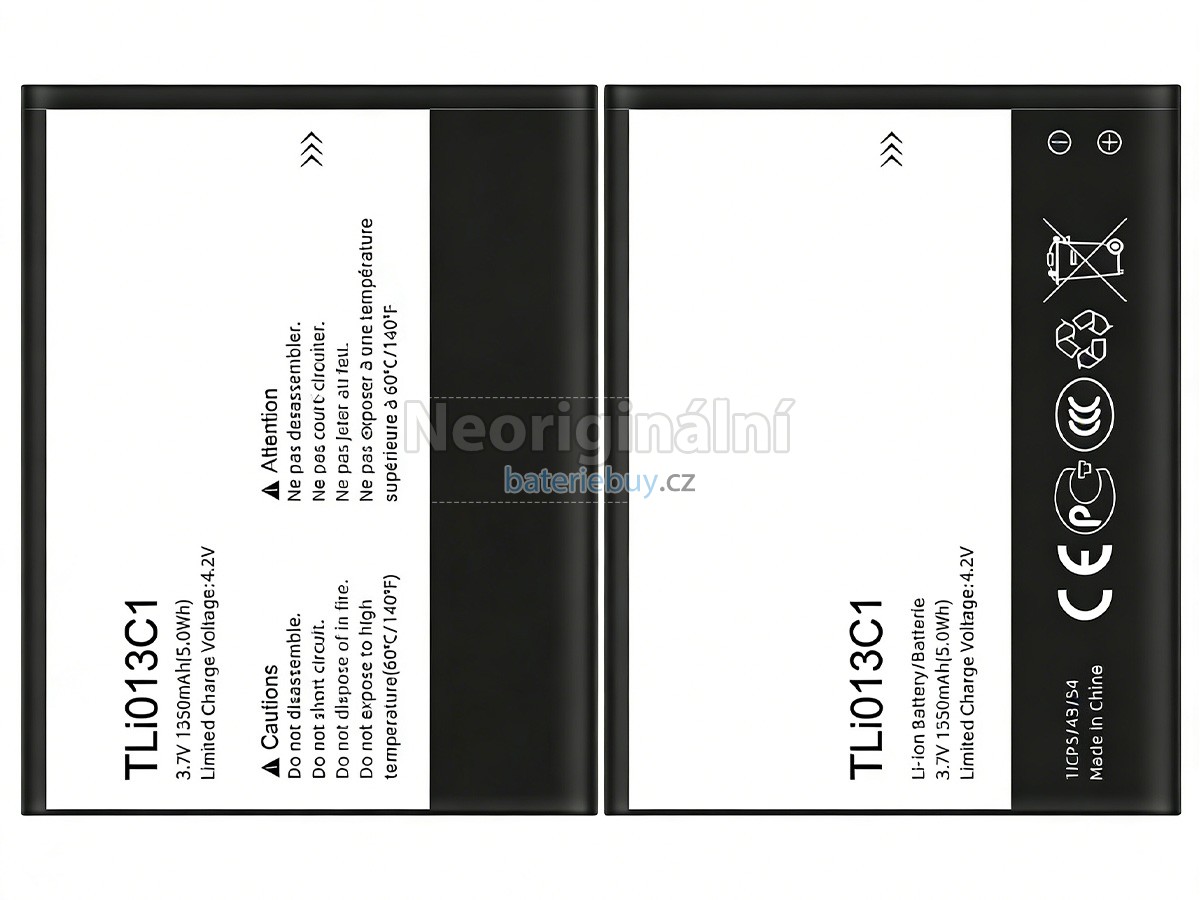 Nahrazení Alcatel TLI013C1 baterie