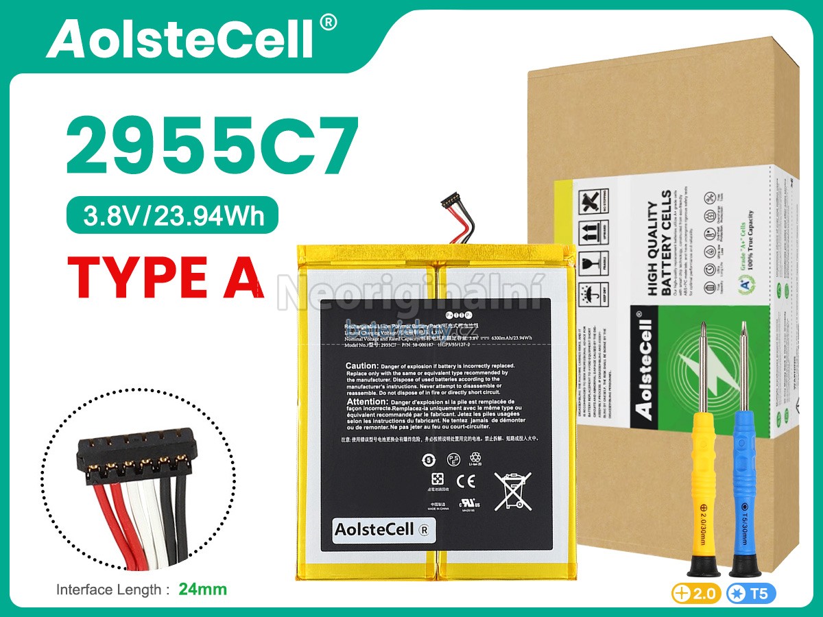 Nahrazení Amazon 26S1015 baterie