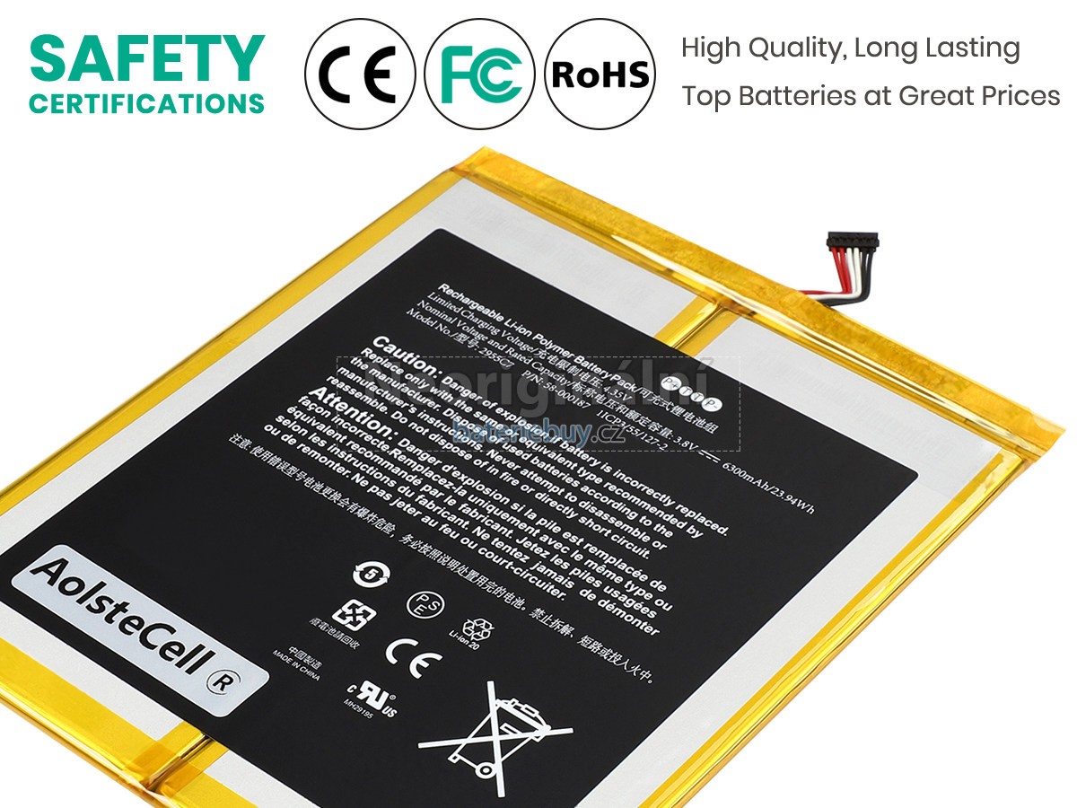 Nahrazení Amazon 26S1015 baterie