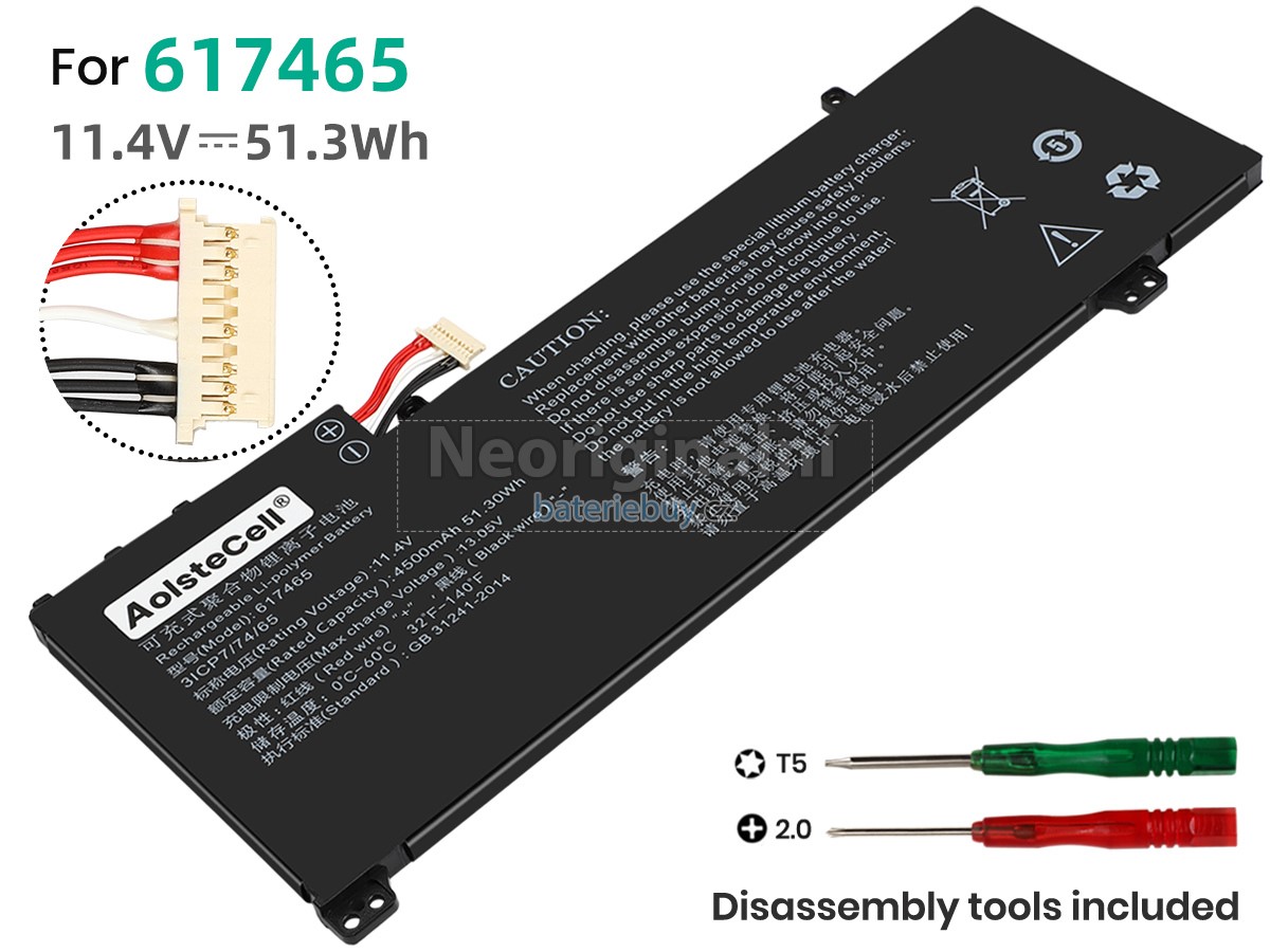 Nahrazení AolsteCell 617465 baterie