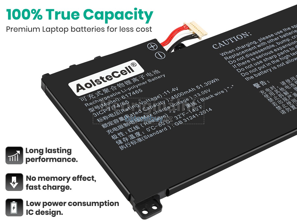 Nahrazení AolsteCell 617465 baterie