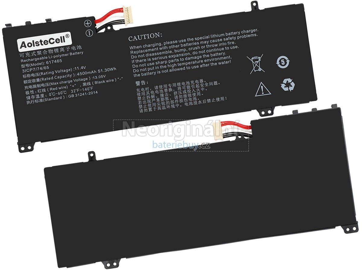 Nahrazení AolsteCell 617465 baterie