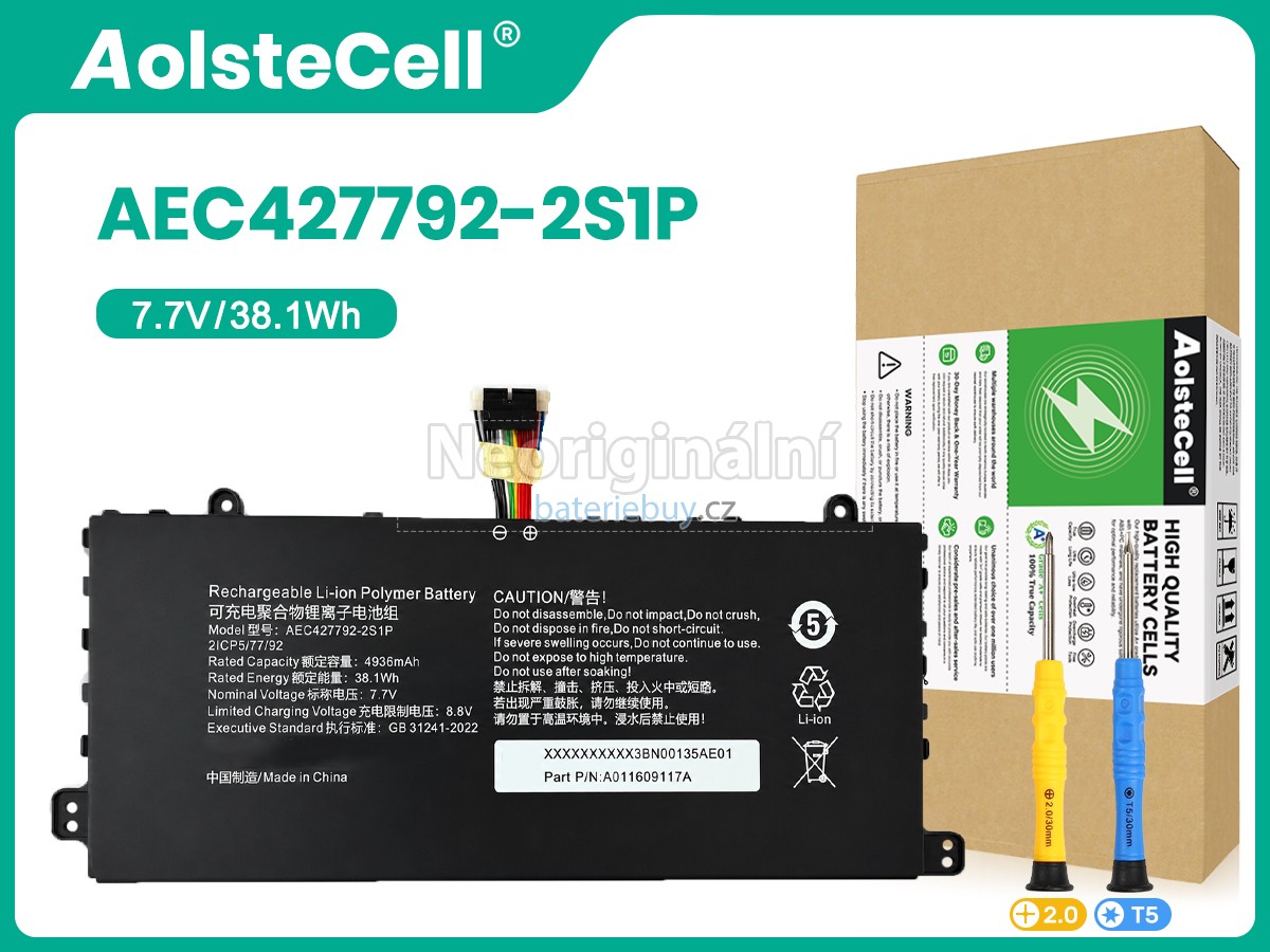 Nahrazení AolsteCell AEC427792-2S1P baterie