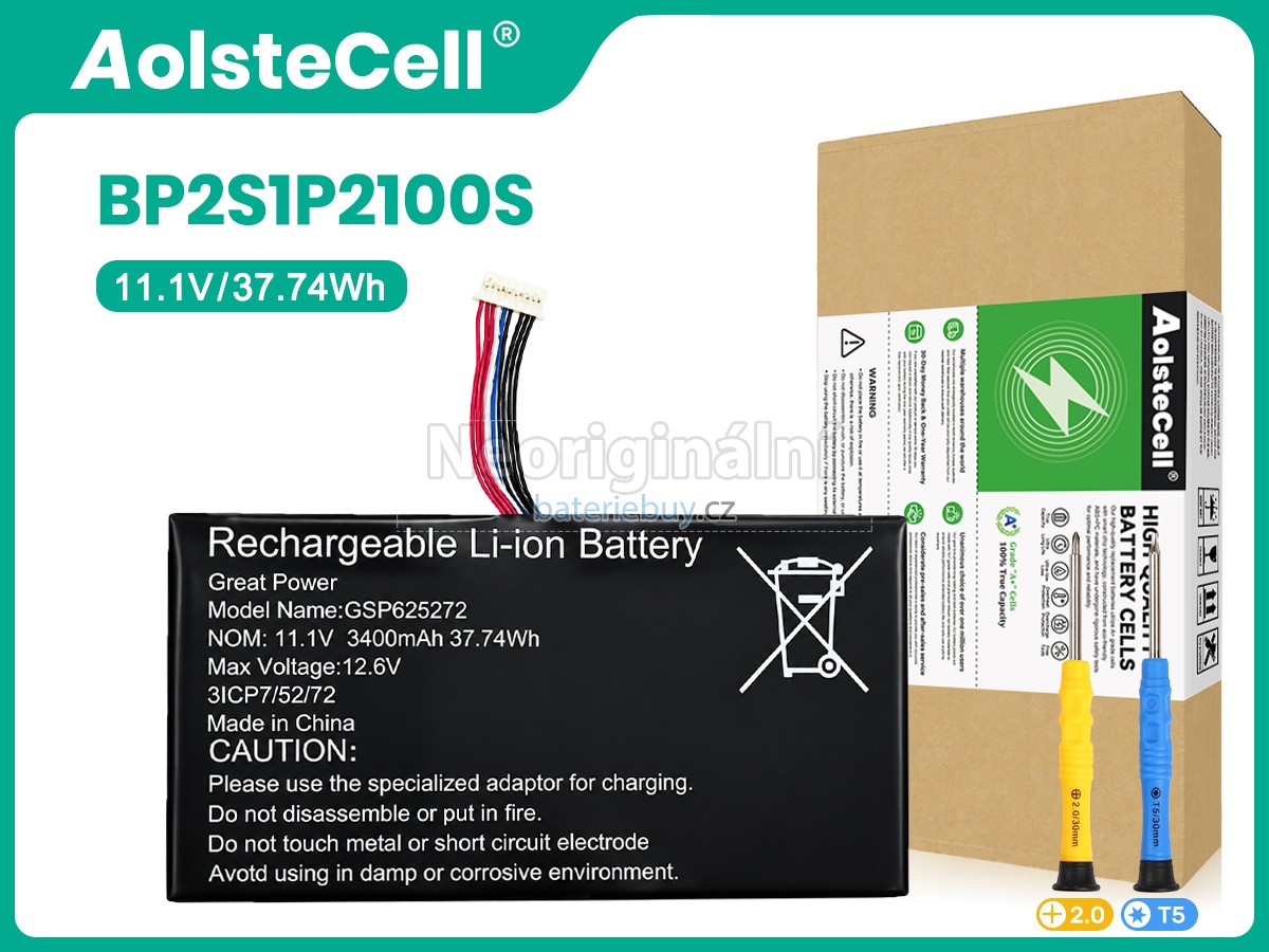 Nahrazení AolsteCell GSP625272 baterie