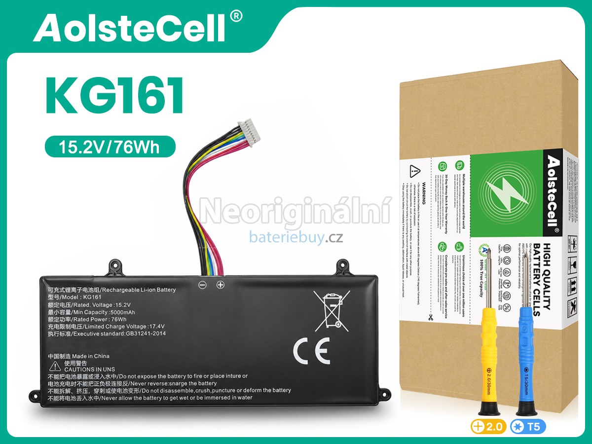 Nahrazení AolsteCell KG161 baterie