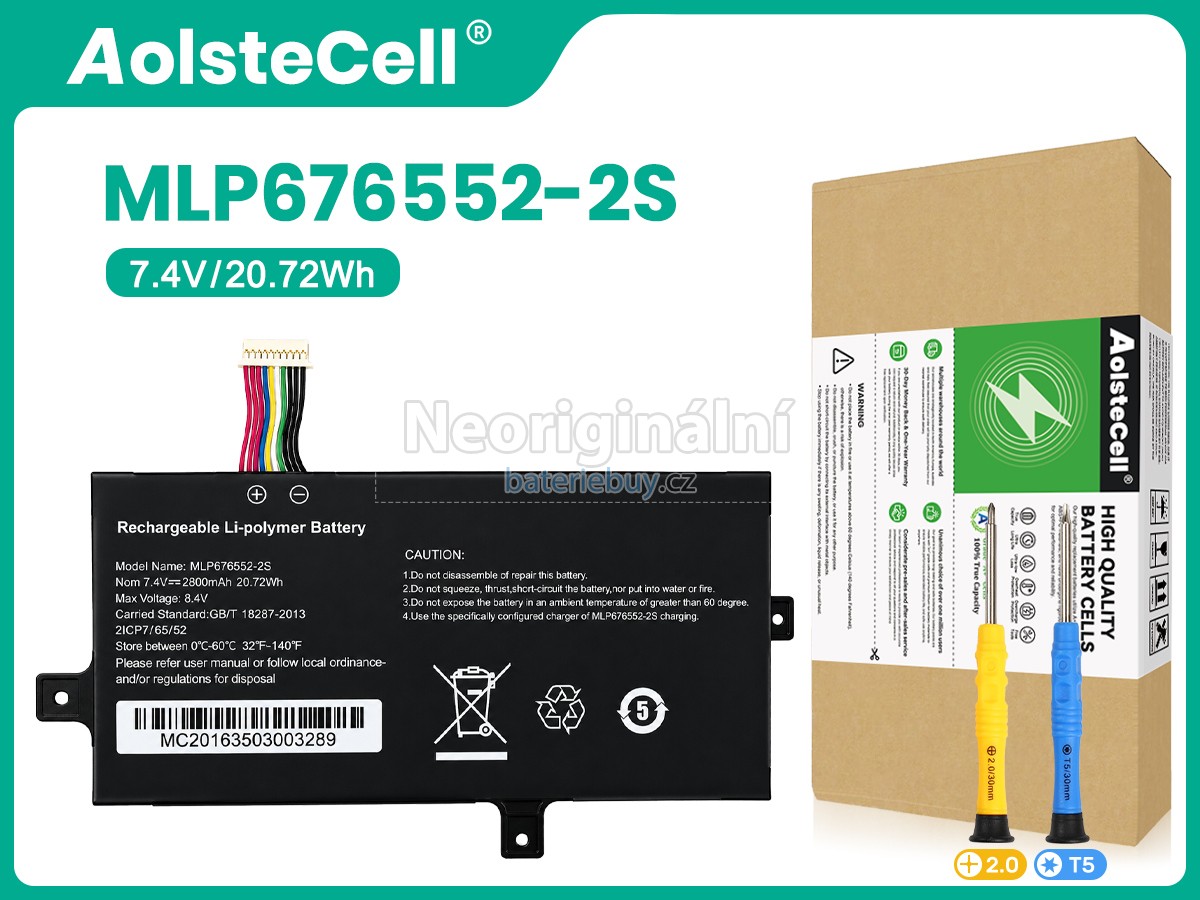 Nahrazení AolsteCell MLP676552-2S baterie