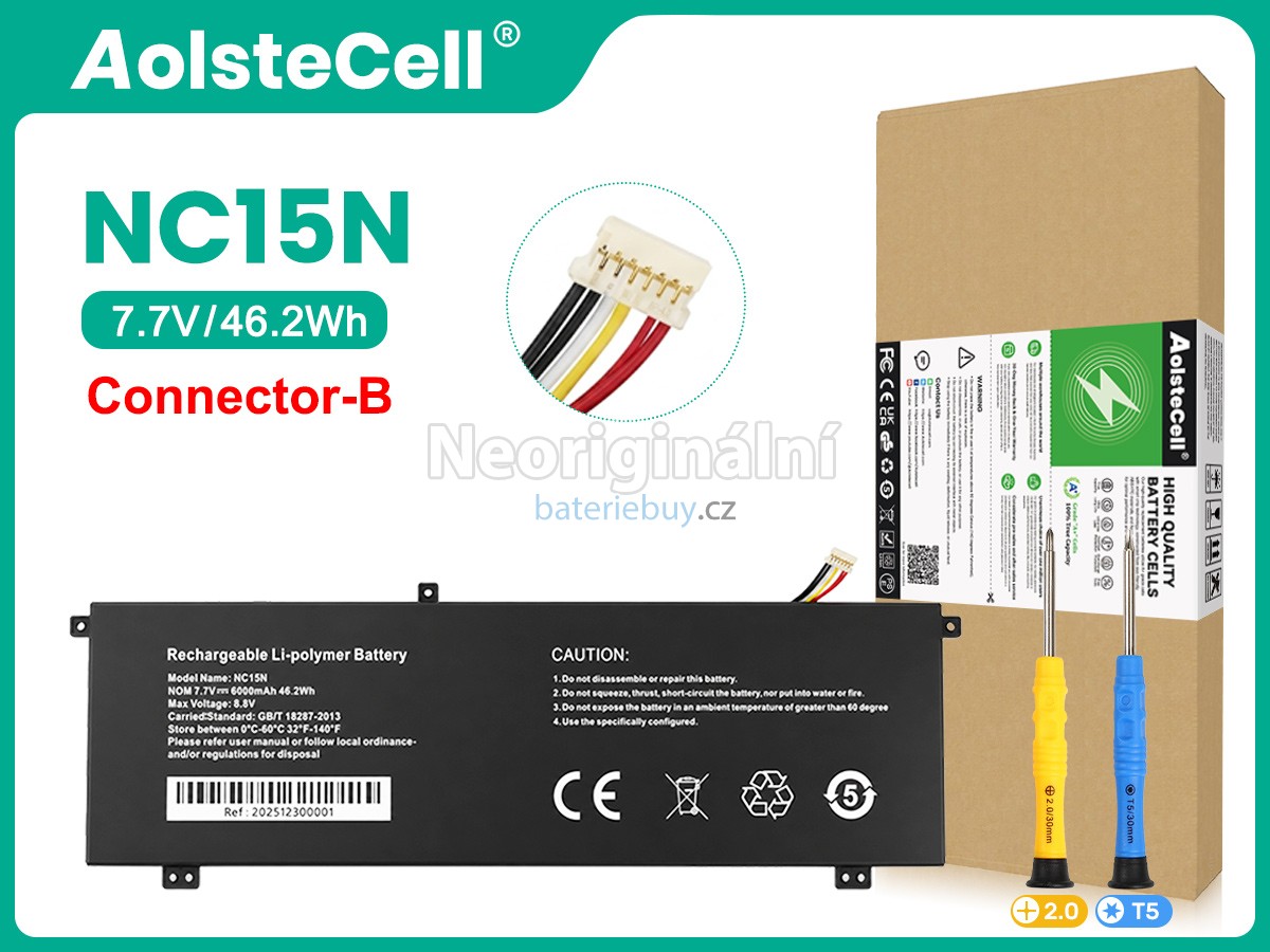 Nahrazení AolsteCell NC15N baterie