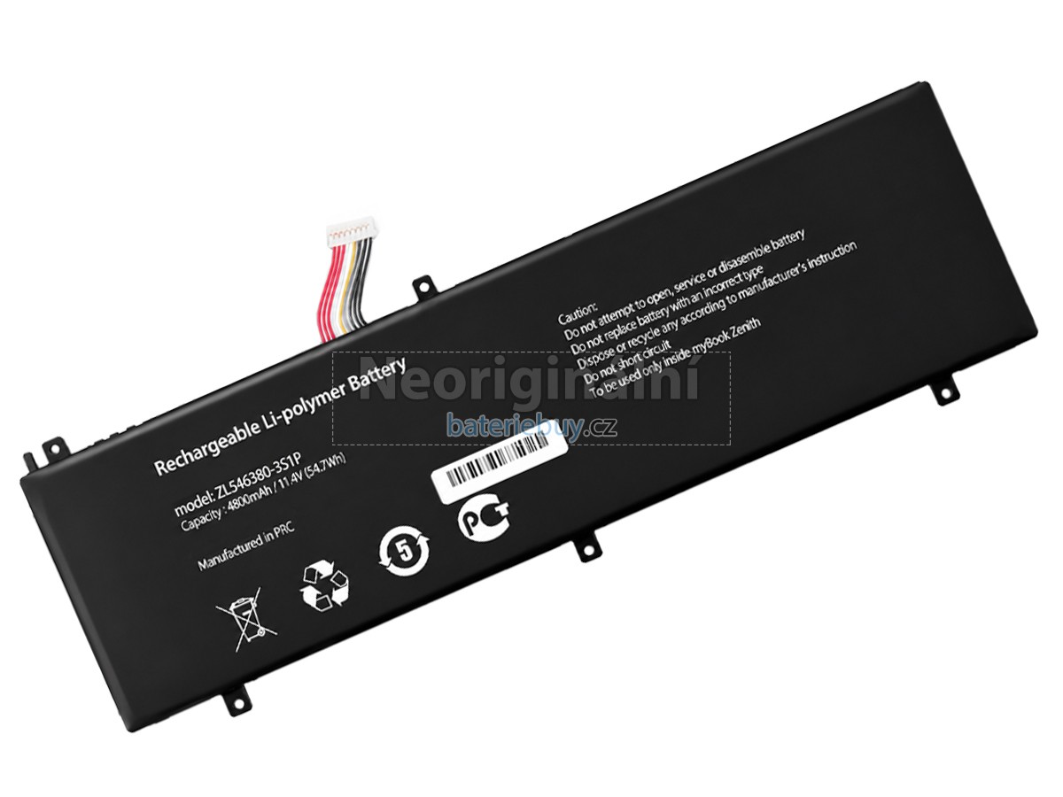 Nahrazení AolsteCell ZL546380-3S1P baterie