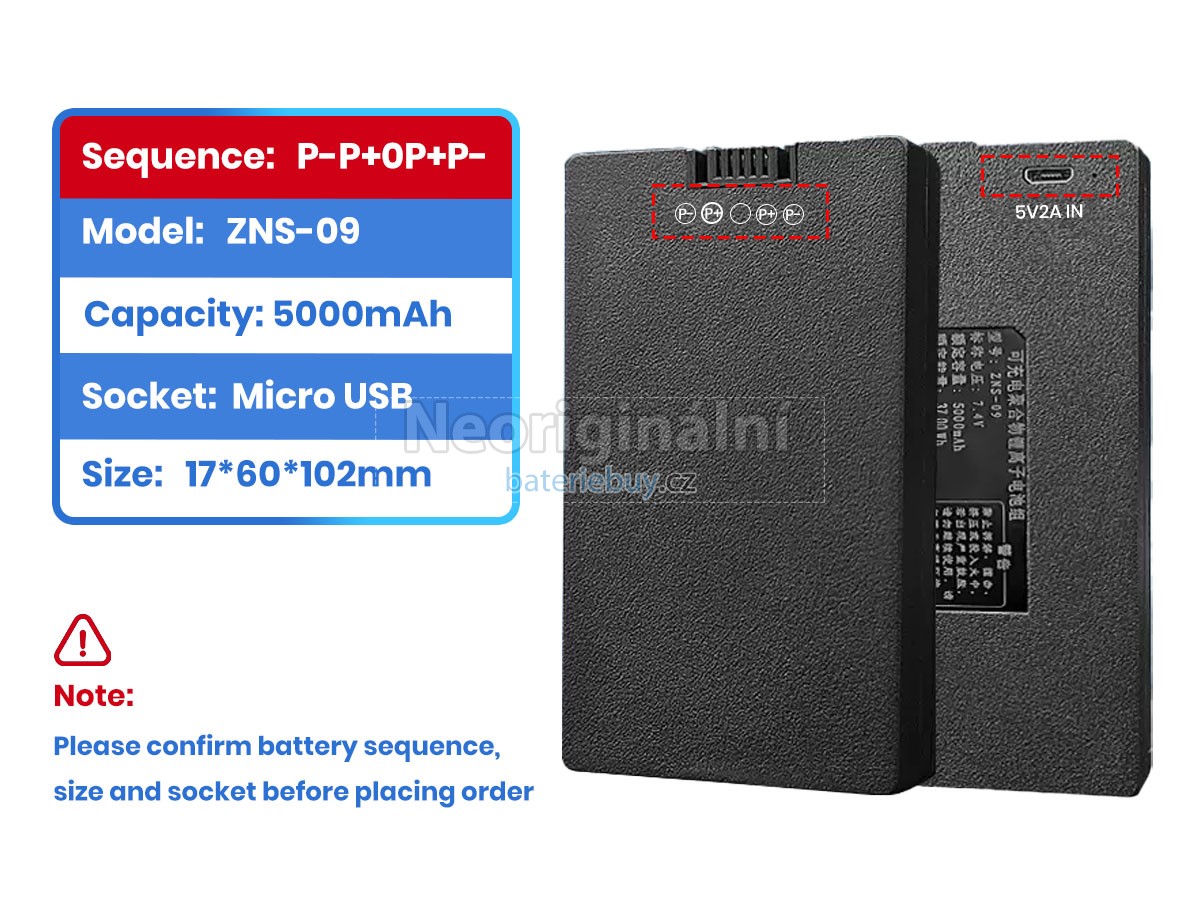 Nahrazení AolsteCell ZNS-091 baterie