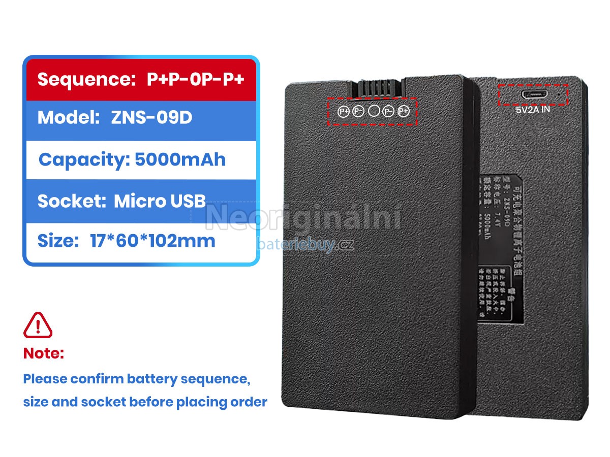 Nahrazení AolsteCell ZNS-28 baterie