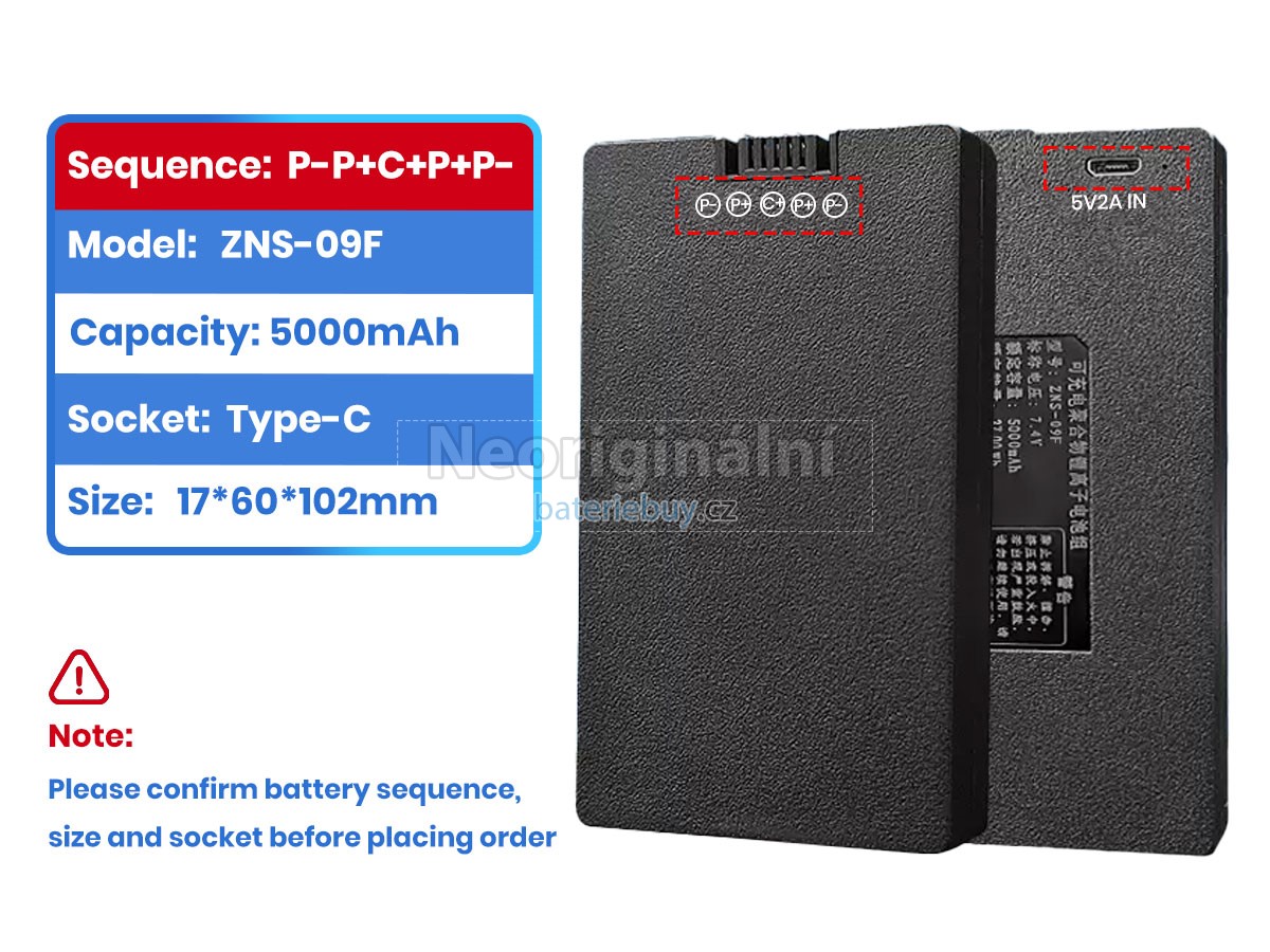 Nahrazení AolsteCell ZNS-09F baterie
