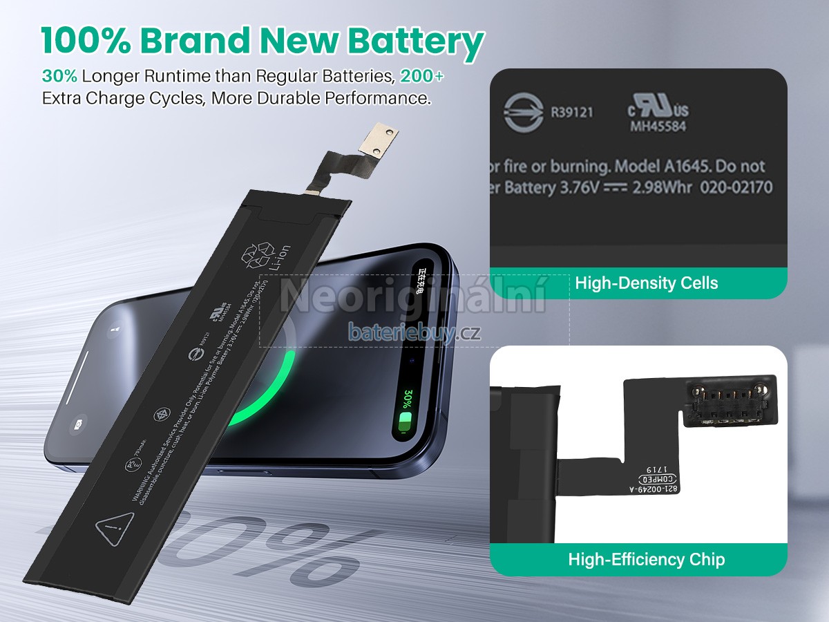 Nahrazení Apple A1645 baterie