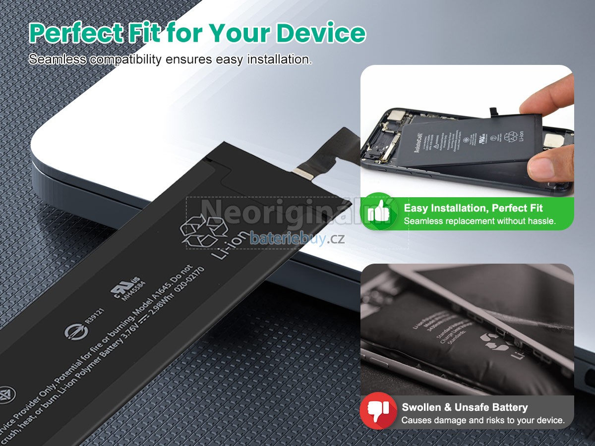 Nahrazení Apple A1645 baterie