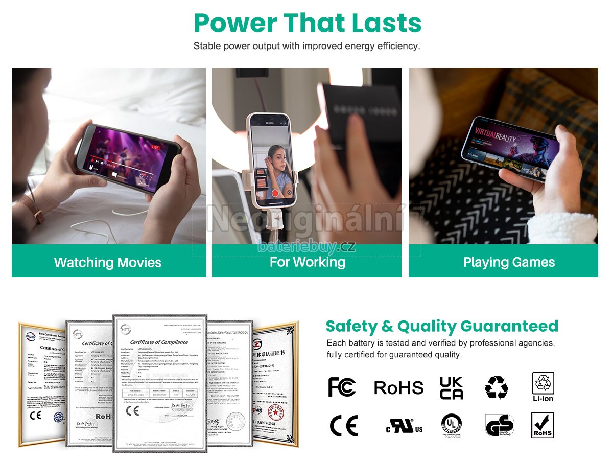 Nahrazení Apple A1645 baterie