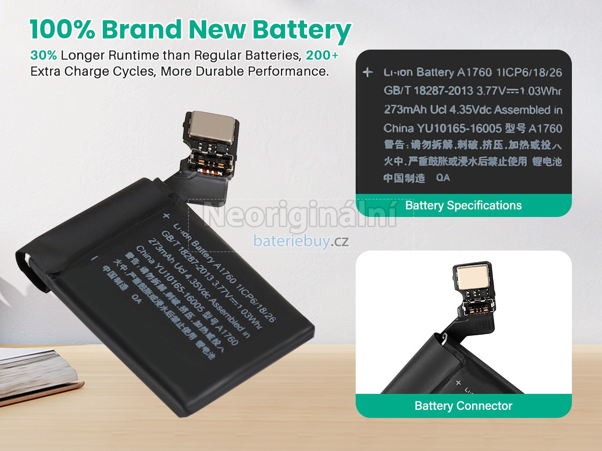 Nahrazení Apple MP0D2 baterie