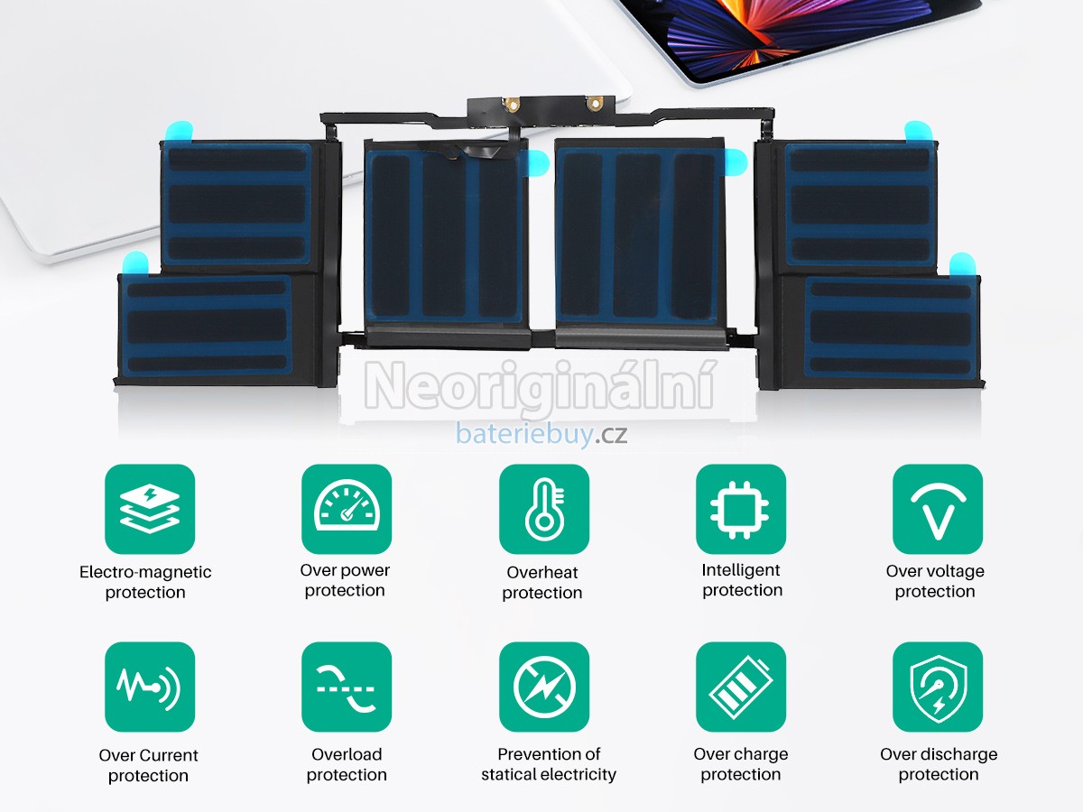 Nahrazení Apple MacBook Pro Core I7 2.8GHZ 15.4 inch TOUCH A1707(EMC 3162) baterie