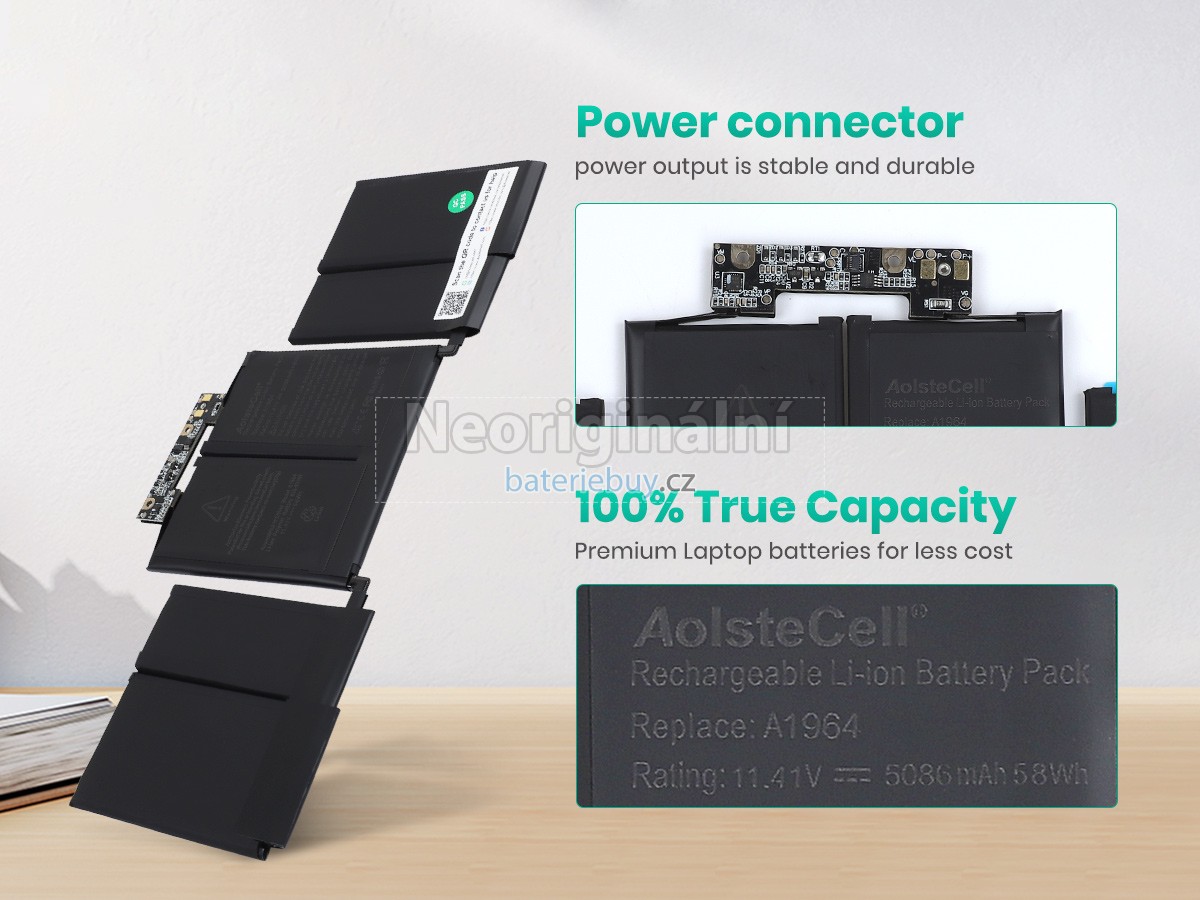 Nahrazení Apple MacBook Pro 13-inch Core I5 2.0 2020 4 TB 3 baterie