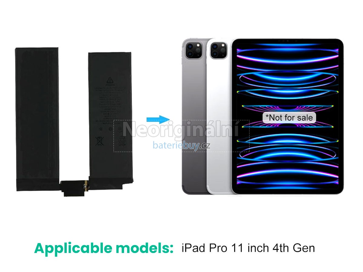 Nahrazení Apple MNYP3CH/A baterie