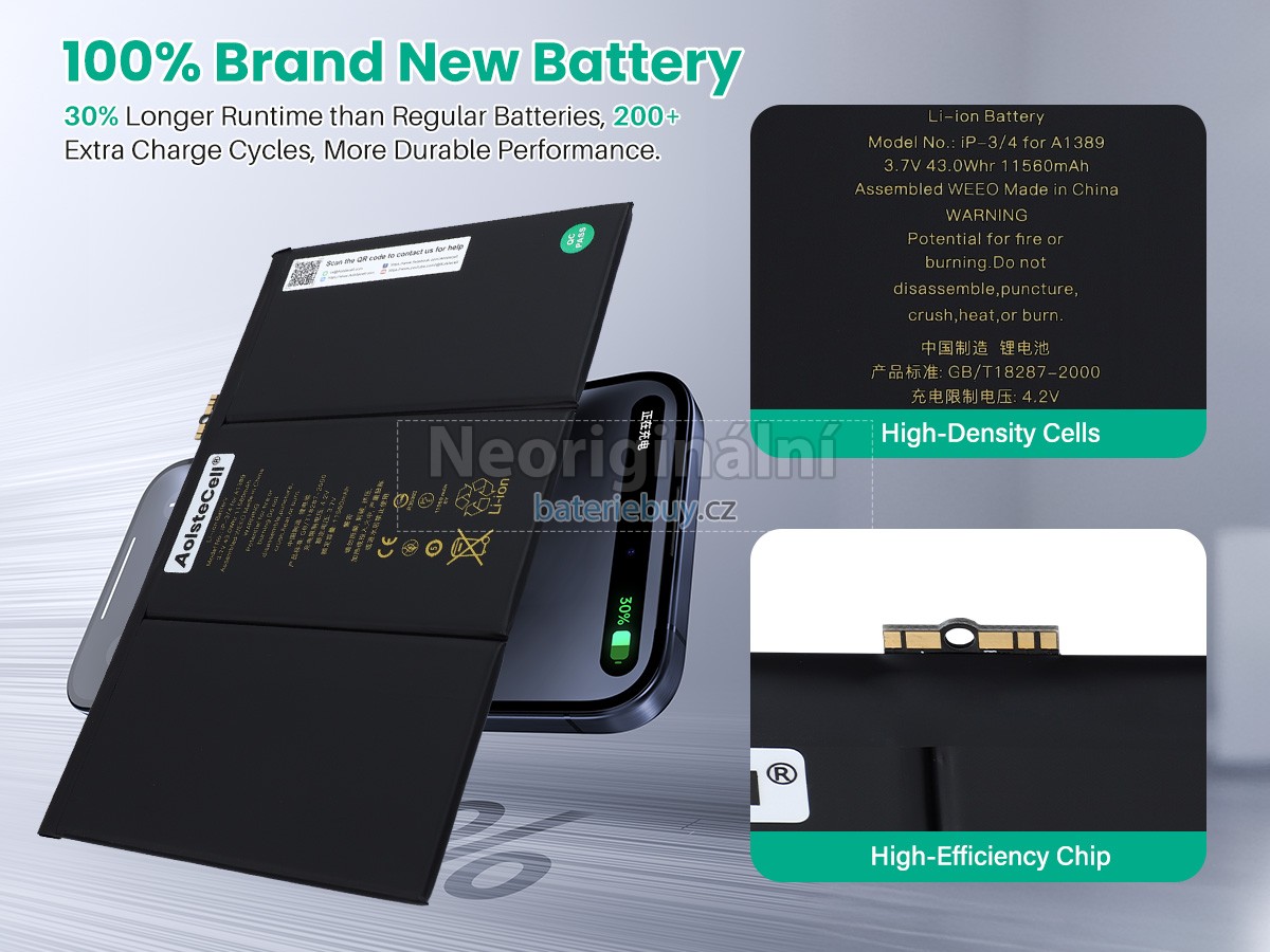 Nahrazení Apple A1403(EMC 2499) baterie