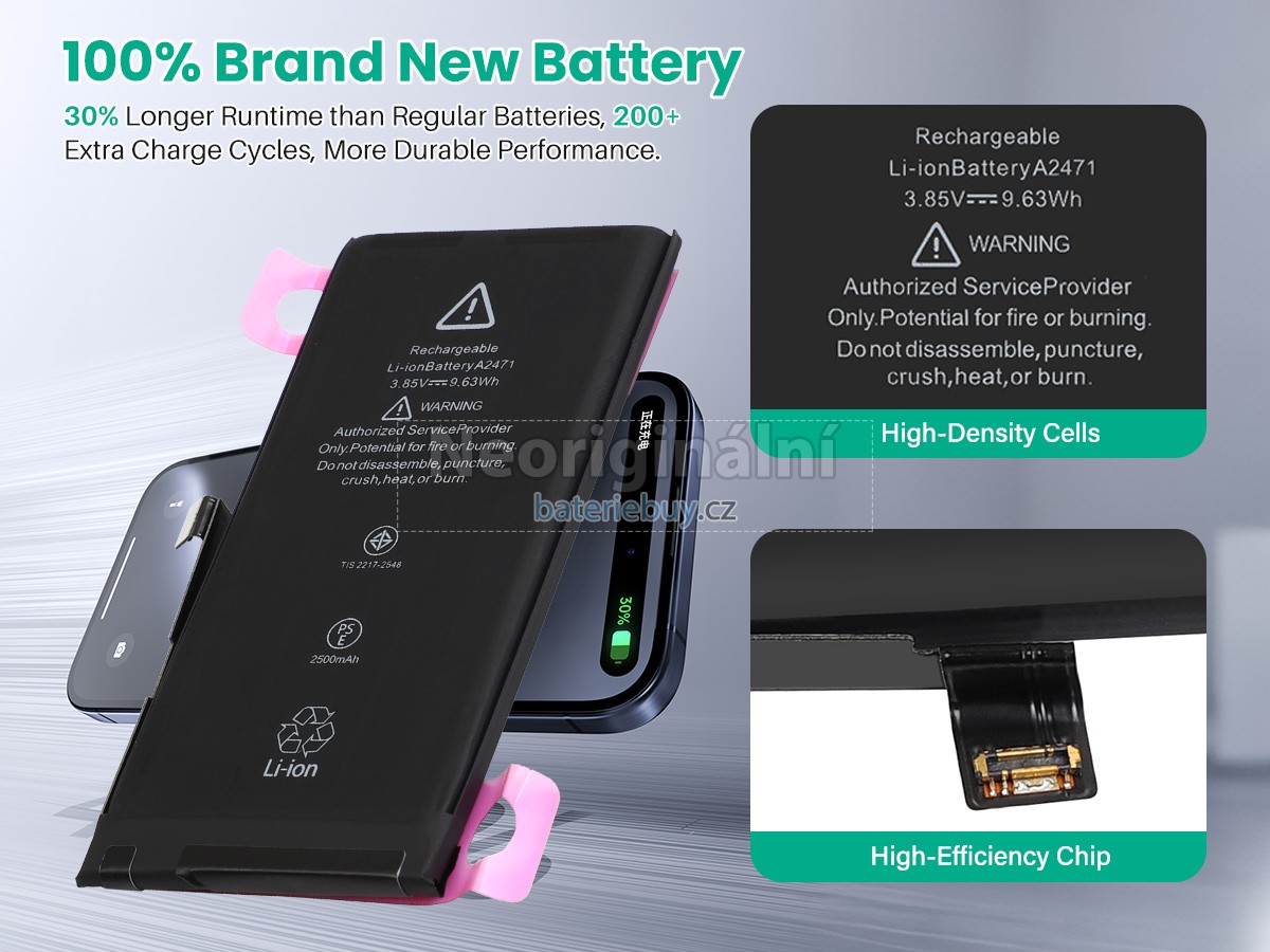Nahrazení Apple A2471 baterie
