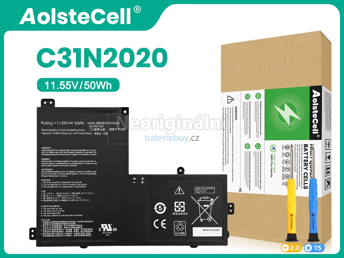Nahrazení Asus C31N2020 baterie