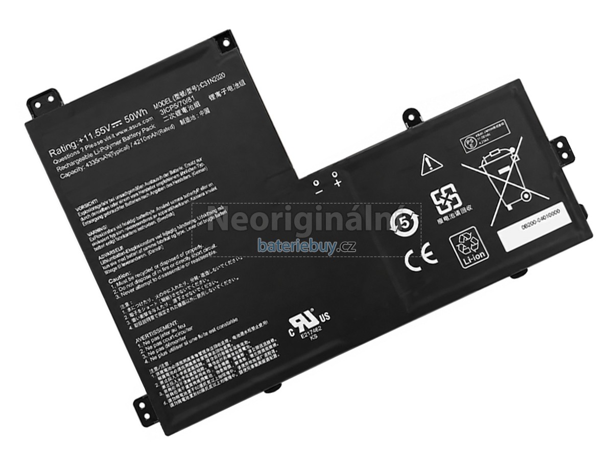 Nahrazení Asus C31N2020 baterie