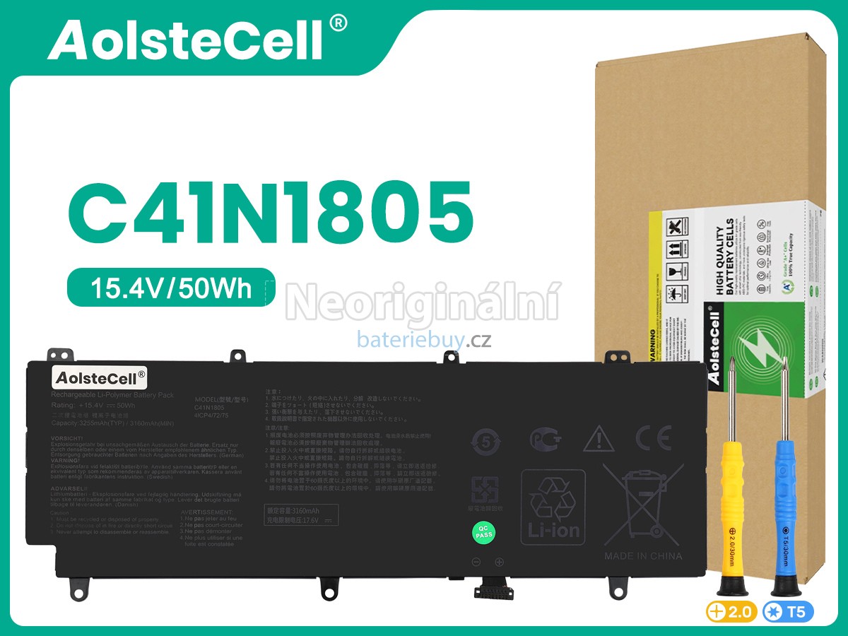 Nahrazení Asus Rog ZEPHYRUS S GX531GM baterie