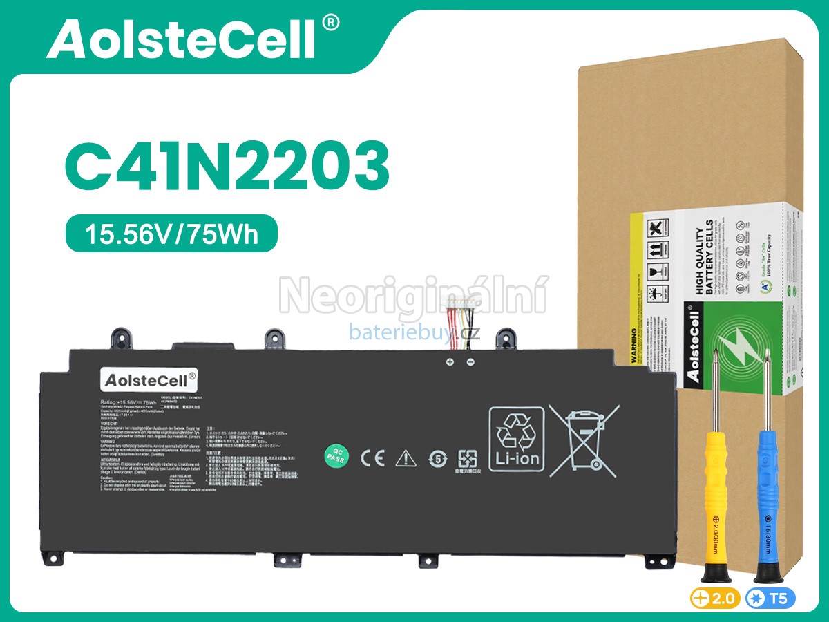 Nahrazení Asus Rog FLOW X13 GV302XU-DS91T-CA baterie