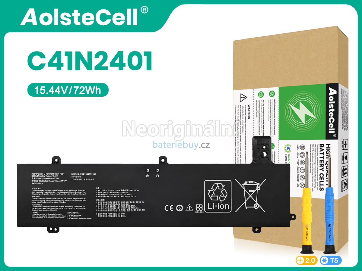 Nahrazení Asus 0B200-04610000 baterie