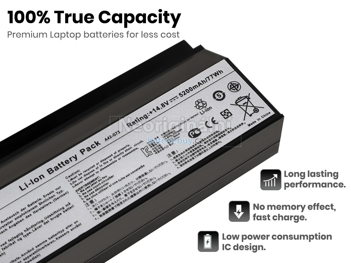 Nahrazení Asus G53SW baterie